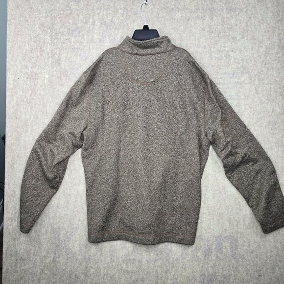 Van Heusen Mens 1/4 Zip Pullover Sweater XXL Polyester Made In Kenya - Picture 2 of 6